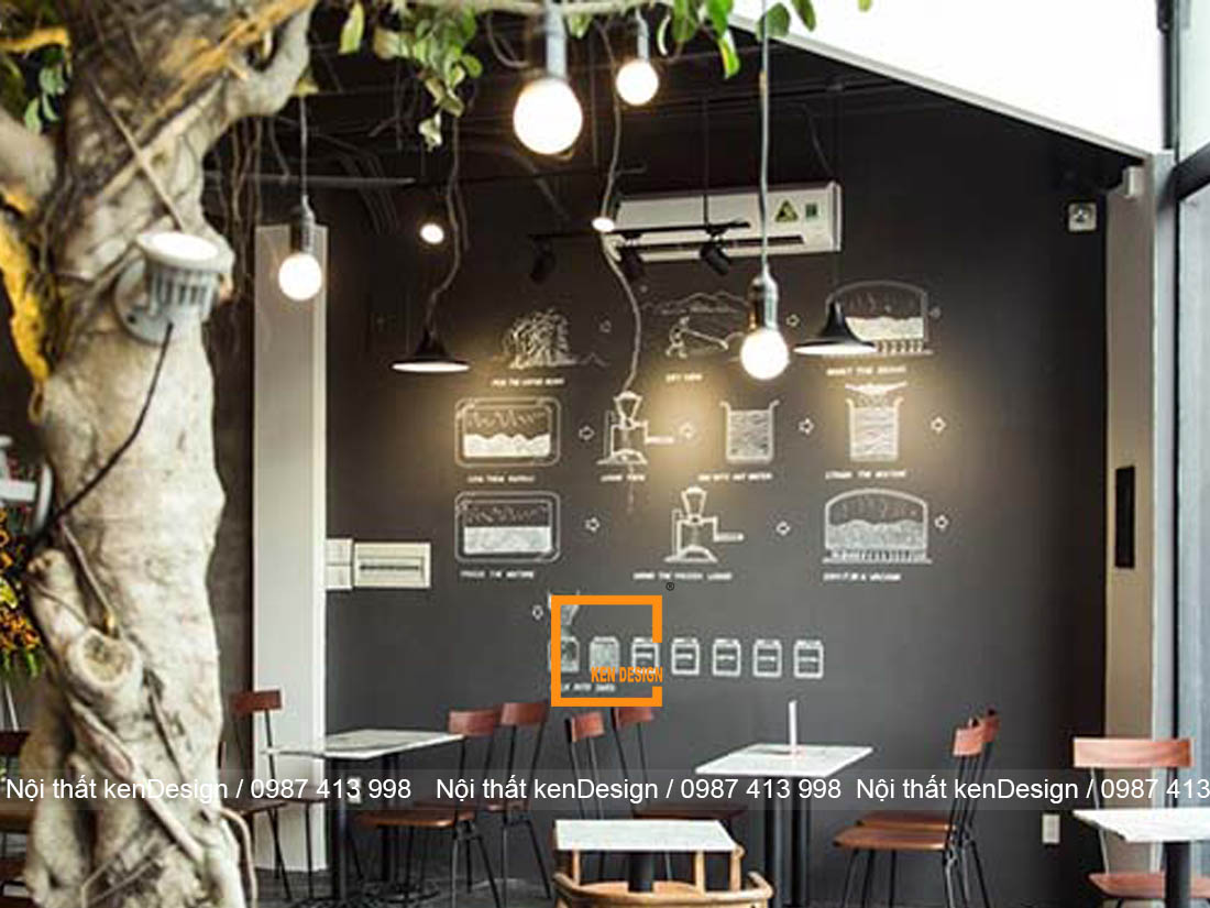  thiết kế quán cafe đơn giản 